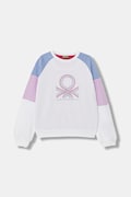 United Colors of Benetton bluza bawełniana dziecięca kolor multicolor wzorzysta 3J68C10S5
