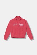 United Colors of Benetton bluza rozpinana dziecięca bawełniana różowa 3J68C505U