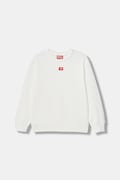 Παιδική βαμβακερή μπλούζα Diesel SXGIN OVER SWEAT-SHIRT χρώμα: άσπρο, J02629