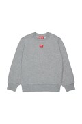 Diesel dukserica za djecu od pamuka SXGIN OVER SWEAT-SHIRT siva J02629