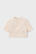 Mayoral Newborn bluza niemowlęca kolor beżowy gładka 1485