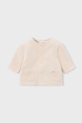 Mayoral Newborn bluza niemowlęca kolor beżowy gładka 1485