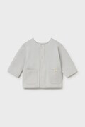 Mayoral Newborn bluza niemowlęca kolor szary gładka 1485