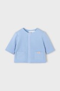 Mayoral Newborn bluza niemowlęca kolor niebieski gładka 1485
