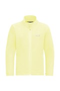 Jack Wolfskin hanorac din polar pentru copii TAUNUS 100 FZ K galben A65888