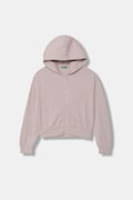 United Colors of Benetton rozepínací mikina dětská bavlněná růžová 3NBMC505Y