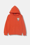 United Colors of Benetton bluza rozpinana dziecięca bawełniana pomarańczowa 3NBMC505Z