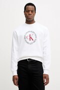 Calvin Klein Jeans bluza męska kolor biały z nadrukiem LV14RE250G