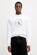 Calvin Klein Jeans bluza męska kolor biały z nadrukiem LV14RE250G