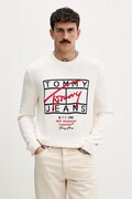 Tommy Jeans sweter bawełniany męski kolor beżowy DM0DM22401