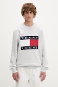 Tommy Jeans μπλούζα ανδρική βαμβακερή γκρί DM0DM22643