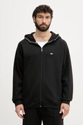 BOSS felpa con cerniera e cappuccio da uomo Sense Hooded Jacket nera 50557206