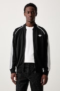 adidas Originals μπλούζα με κουμπιά ανδρική μαύρη KE3512