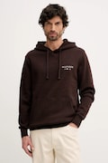 Tommy Hilfiger bluza męska kolor brązowy z kapturem z nadrukiem MW0MW41429