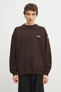 adidas Originals sweatshirt Equipment Crew brown color with an application KB9325