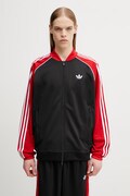 adidas Originals μπλούζα με κουμπιά ανδρική μαύρη KE0115