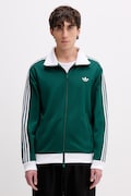 adidas Originals bluza rozpinana męska z bawełną zielona KE1666