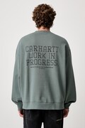 Carhartt WIP Punched Sweat bluza bawełniana męska zielona I036039.3GEXX