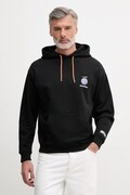 United Colors of Benetton bluza z kapturem męska bawełniana czarna 30HRU2023