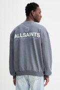 Βαμβακερή μπλούζα AllSaints EMBLEM χρώμα: γκρι, M006NE