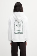 Lacoste bluza z kapturem bawełniana męska biała SH1371