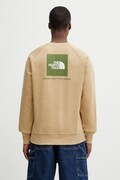 The North Face Raglan bluza z bawełną męska beżowa NF0A89FALK51