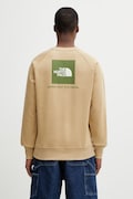 The North Face Raglan bluza z bawełną męska beżowa NF0A89FALK51