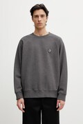 Maison Kitsuné Fox Head Men's cotton oversized sweatshirt gray PM00306KM0340