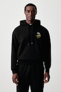 Lacoste bluza z kapturem męska czarna SH9948