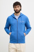 Tommy Hilfiger суичър с цип и качулка мъжки от памук син MW0MW42462