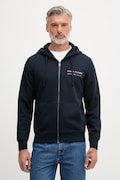 Tommy Hilfiger Суичър с цип и качулка мъжки от памук тъмносин MW0MW42462