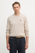 Aeronautica Militare sweter bawełniany męski kolor beżowy lekki MA1631UL00506