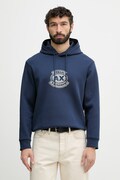 Armani Exchange суичър с качулка мъжки тъмносин XM002332 AF10818