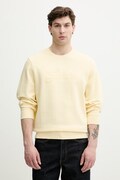 Guess felpa da uomo in cotone gialla M6GQ12 K3014