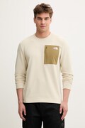 The North Face longsleeve męski KECHA beżowy NF0A8CS9DOM1