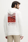Lacoste bluza z kapturem męska bawełniana biała SH0745