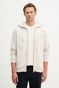 U.S. Polo Assn. jopica s kapuco moška z bombažem DHM Interlock Zip bež MUP4660