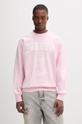 Barrow bluza bawełniana różowa S6BWUASW020
