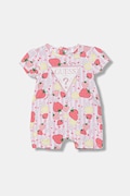 Guess rampers niemowlęcy bawełniany z elastanem różowy S6GG01 K6YW4