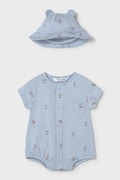 Mayoral Newborn rampers i kapelusz niemowlęcy 1606