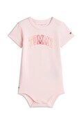 Tommy Hilfiger body niemowlęce z bawełną różowe KN0KN02369