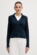 Tommy Hilfiger longsleeve bawełniany kolor granatowy WW0WW47850