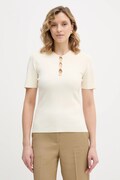 Karl Lagerfeld t-shirt KARL DAILY donna colore beige B1W18014