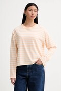 Marc O'Polo longsleeve bawełniany kolor pomarańczowy cold shoulder 5000007507
