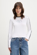 Guess Jeans longsleeve kolor biały W6RI17 J1314