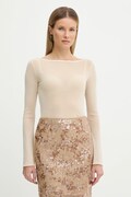 Fracomina longsleeve damskie kolor beżowy FR26ST3042J48101