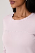United Colors of Benetton longsleeve damski bawełniany różowy 3GA8E16G0