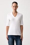 United Colors of Benetton T-shirt damski bawełniany biały 3GA8D400U