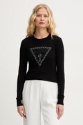 Guess sweter damski z wiskozy MACIE czarny W6GR19 Z0608