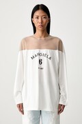 MM6 Maison Margiela longsleeve damski biały S62GD0213.M20108